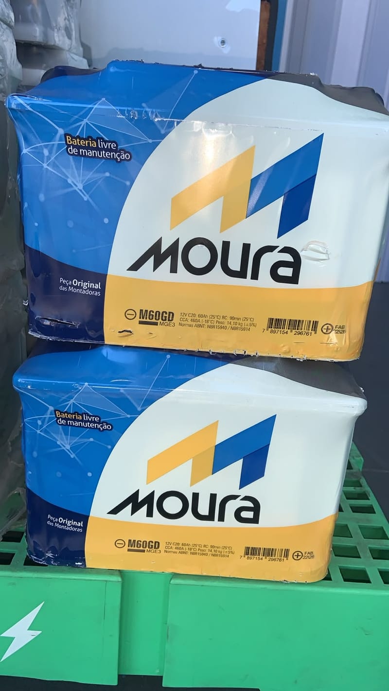 Bateria automotiva Moura em Rocha Miranda